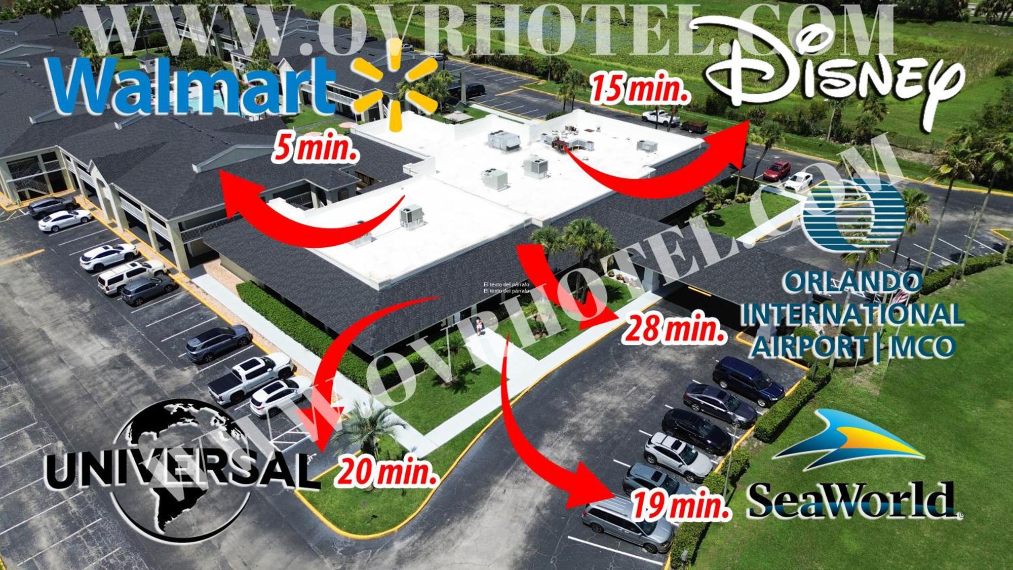 Hotel Room Near Disney 4 People Kissimmee Eksteriør billede